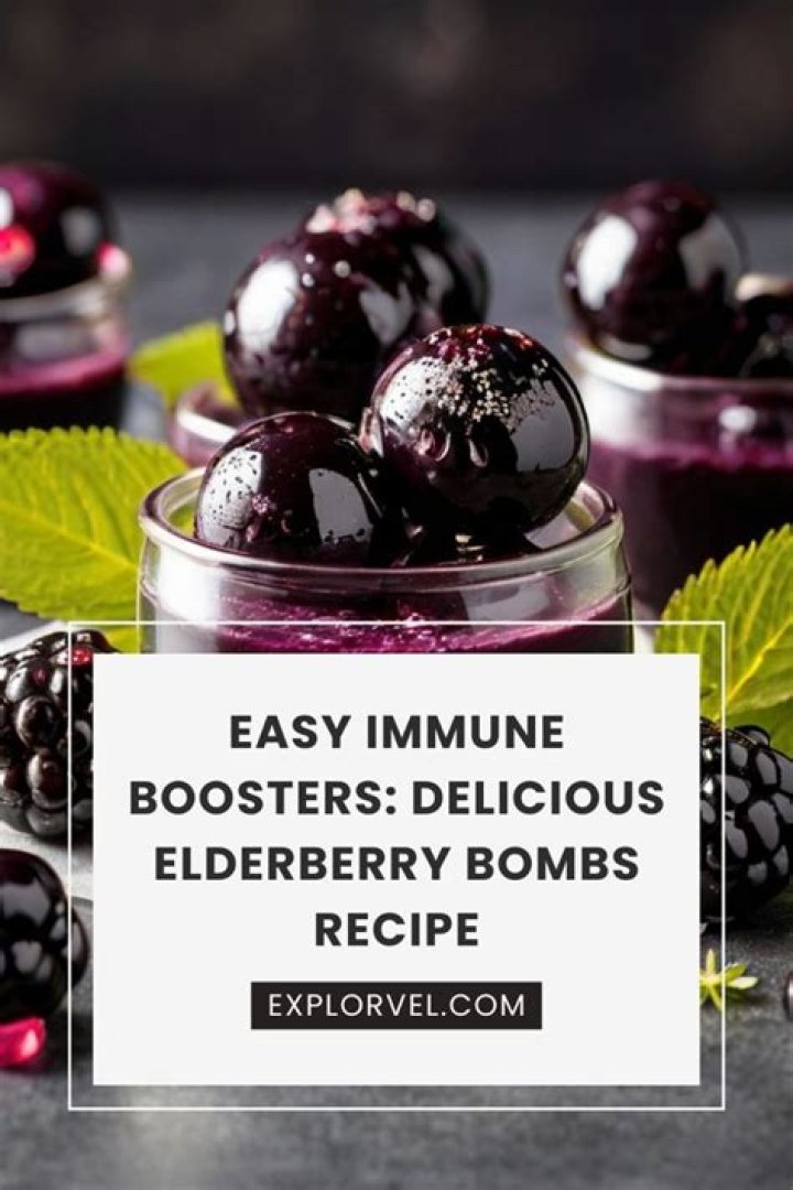 A Culinary Journey With Elderberry Bombs