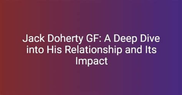 A Deep Dive Into His Relationship