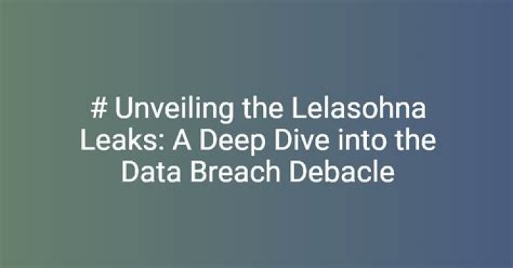 A Deep Dive Into The Data Breach