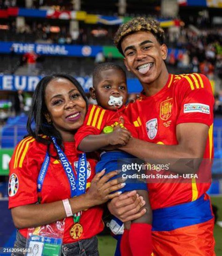 A Father's Love: Lamine Yamal With His Son