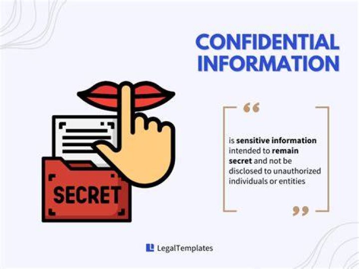 A Shocking Revelation Of Confidential Information