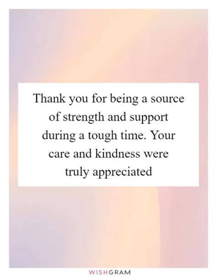 A Source Of Strength And Support