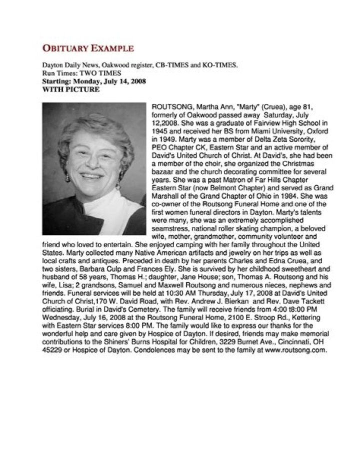 An Obituary Of Inspiration And Discovery