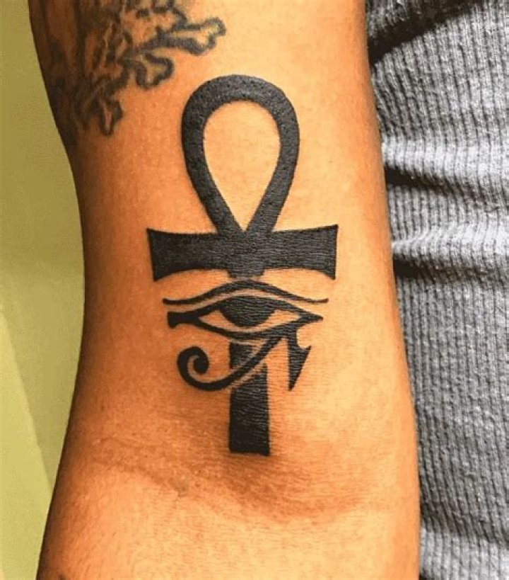 Ankh Tattoos On Black Skin