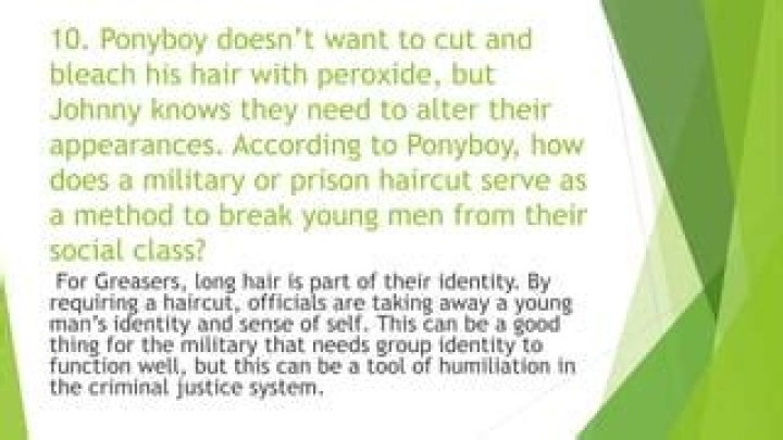 Beyond the Peroxide: Unpacking Johnny's Decision Not to Bleach His Hair in The Outsiders