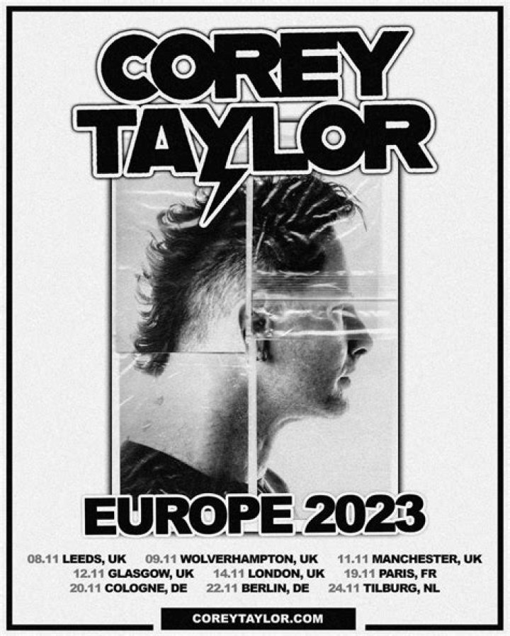 Corey Taylor 2024 European Tour Dates, How to Get Corey Taylor Presale Code Tickets? |
