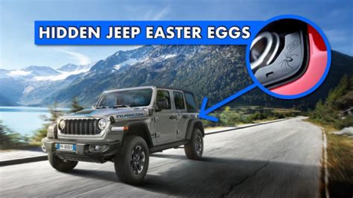Jeep Grand Cherokee Easter Eggs Revealed