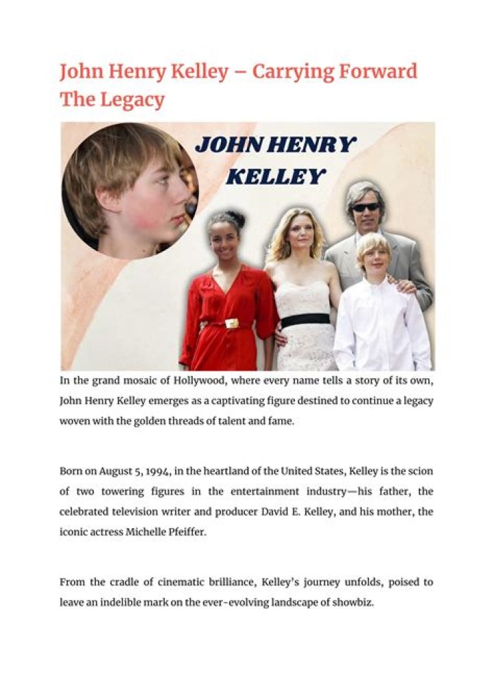 John Henry Kelley's Unseen Legacy