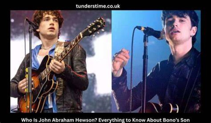 Meet The Son Of Rock Legend Bono, John Abraham Hewson