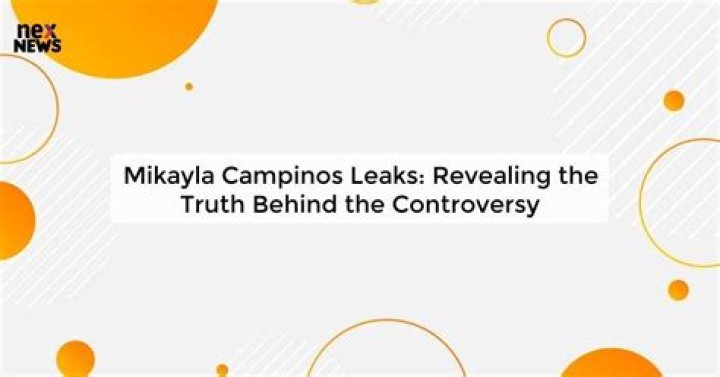 Mikayla Campinos Leak: The Controversy and Its Impact on Social Media Culture
