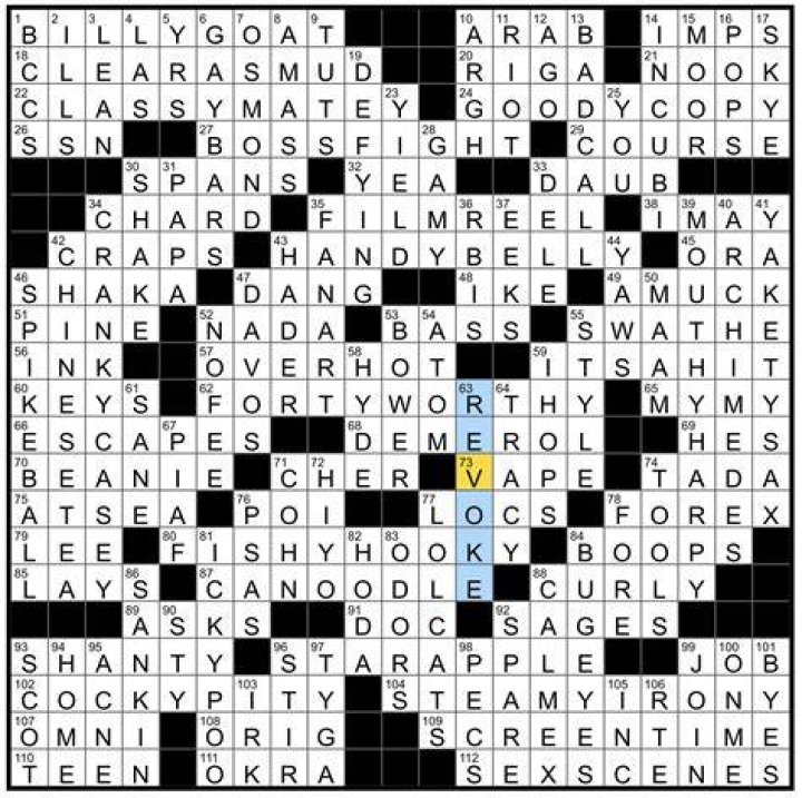 NYT Crossword Answers for March 25 2023 |