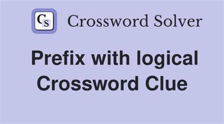 Prefix with logical or political Crossword Clue Daily Themed 3 letters Answer