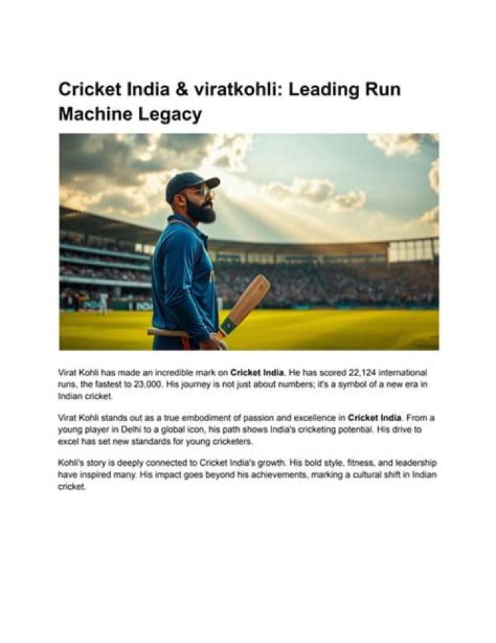 Secrets Of A Cricket Legend Revealed