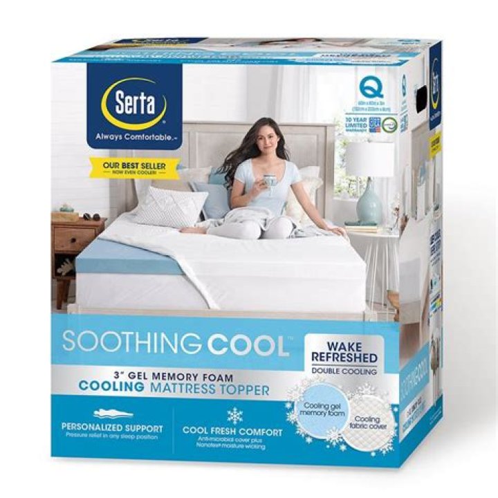 serta 3 inch cooling mattress topper reviews