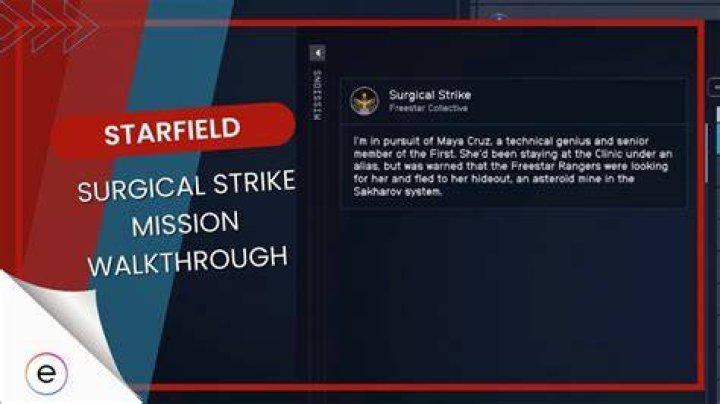 Starfield Search For Clues Surgical Strike Walkthrough, How to InvestigateStarfield Surgical Stike