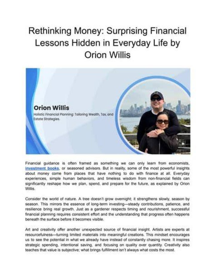 Surprising Revelations And Financial Lessons