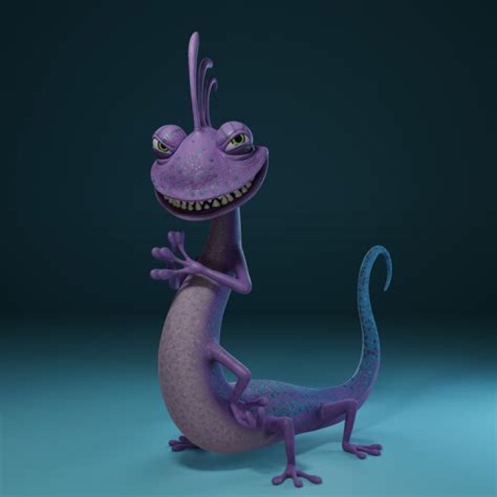 The Enigmatic Purple Lizard Of "Monsters, Inc."