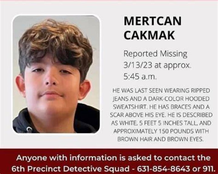 The Search For Missing Child Mertcan Cakmak