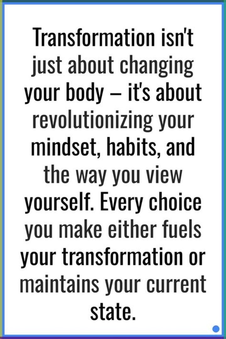 Transformation, Motivation, And Body Positivity