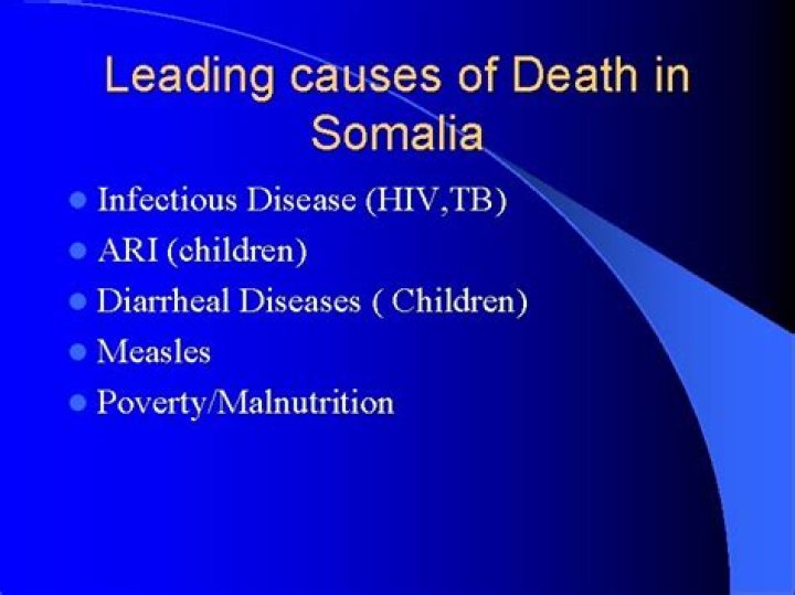 Understanding the Leading Causes of Death in Somalia: A Deep Dive