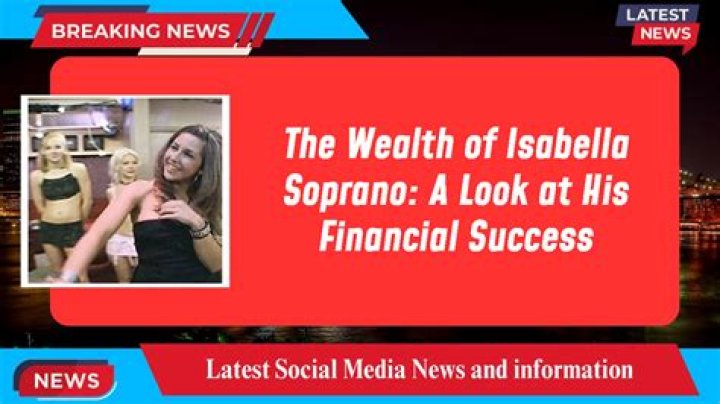 Unpacking the World of Isabella Soprano: A Look Back at Her Career