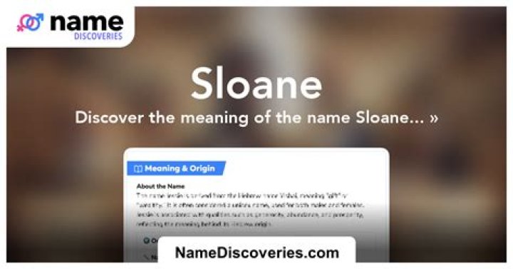 Unraveling the Name Sloane: Its Rich History, Meaning, and Enduring Appeal