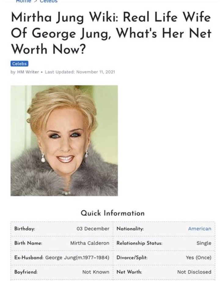 Unveiling The Fortune Of Mirtha Jung: Secrets Of Wealth Revealed