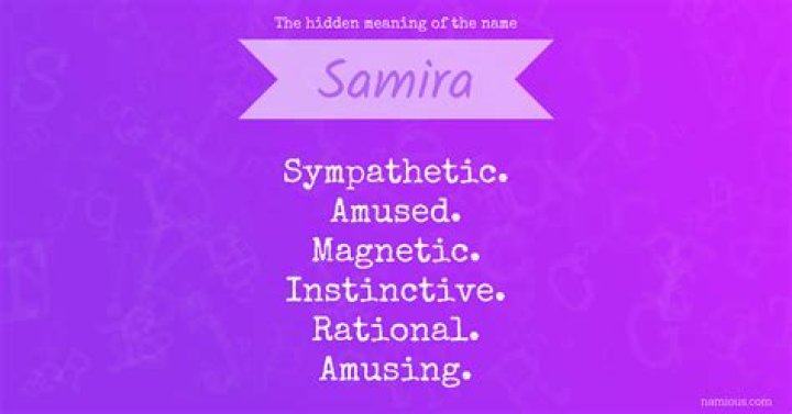 Unveiling the Meaning of Samira: What Does This Beautiful Name Stand For?