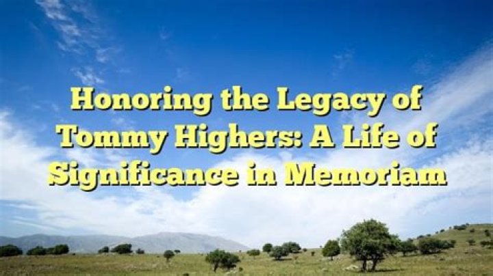 Unveiling The Secrets Of Tommy Highers: A Dance Revolution