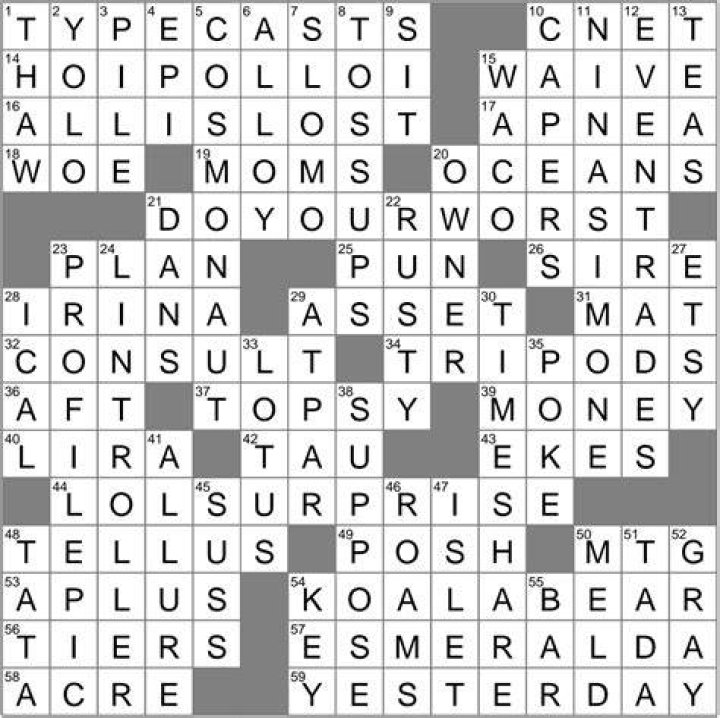 USA Today What's not used in a barter system Crossword Clue