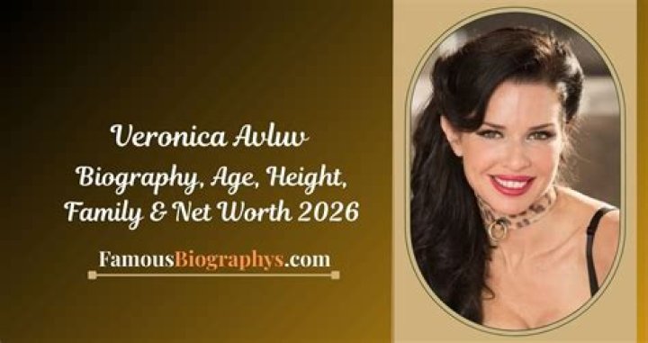 Veronica Avluv (Movie Actress) - Age, Birthday, Bio, Facts, Family, Net Worth, Height & More