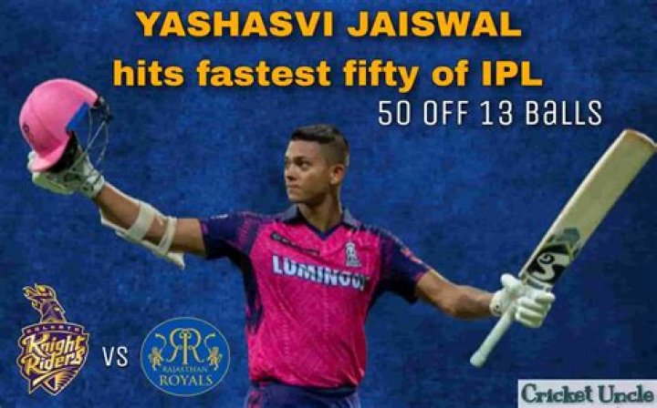 What is the Fastest 50 in IPL? Yashasvi Jaiswal's Blazing Record
