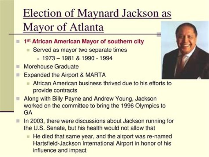 Who Was the Famous Politician in Atlanta? Uncovering Maynard Jackson's Enduring Impact