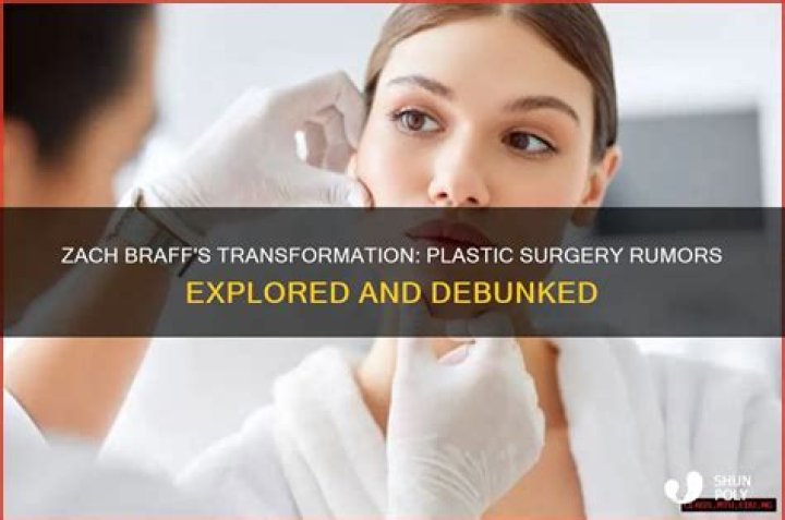 Zach Braff Plastic Surgery Explored & Explained